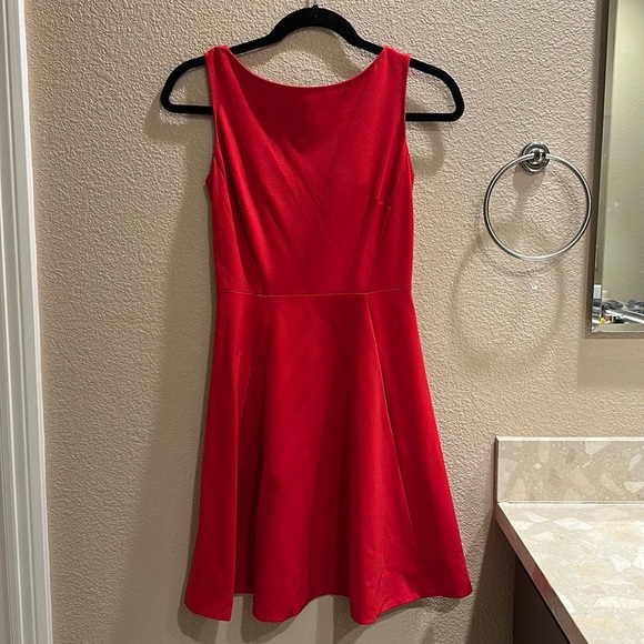 Kate spade red dress with back bow - Picture 1 of 5